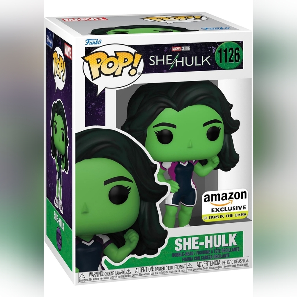 She-Hulk #1126 Funko Pop – Amazon Exclusive, Glow in the Dark, New in Box